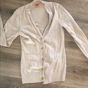Tory Burch light brown cardigan